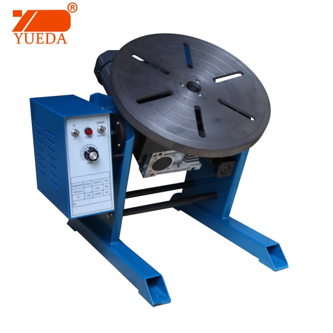 Yueda brand 30kg 50kg 100kg 300kg light duty rotary welding positioner