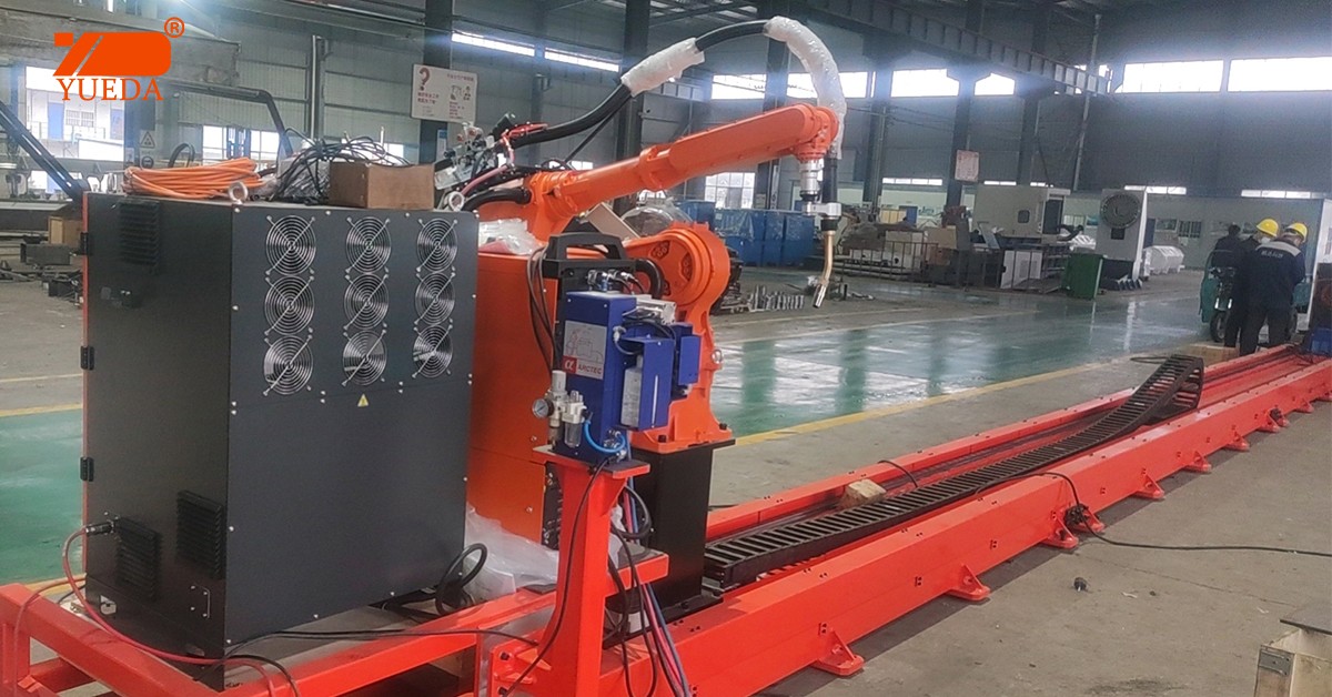 Yueda industrial automatic arc welding robot station