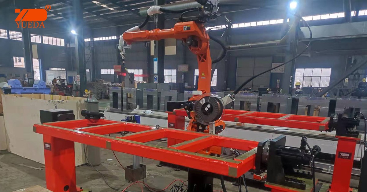 Yueda industrial automatic arc welding robot station