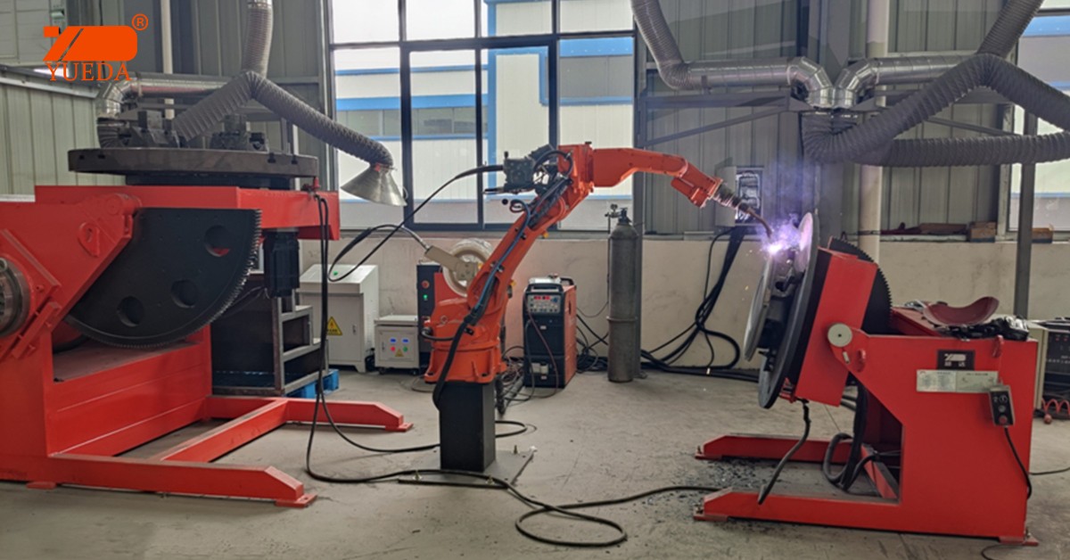 Yueda industrial automatic arc welding robot station